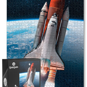 1000 Piece Rocket in Space Jigsaw Puzzle (Puzzle Saver Kit Included)