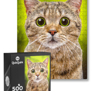 Cute Cat 500 Piece Jigsaw Puzzle (Puzzle Saver Kit Included)