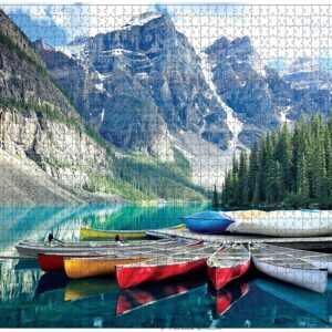 Moraine Lake 1500 Piece Jigsaw Puzzle for Adults and Teens