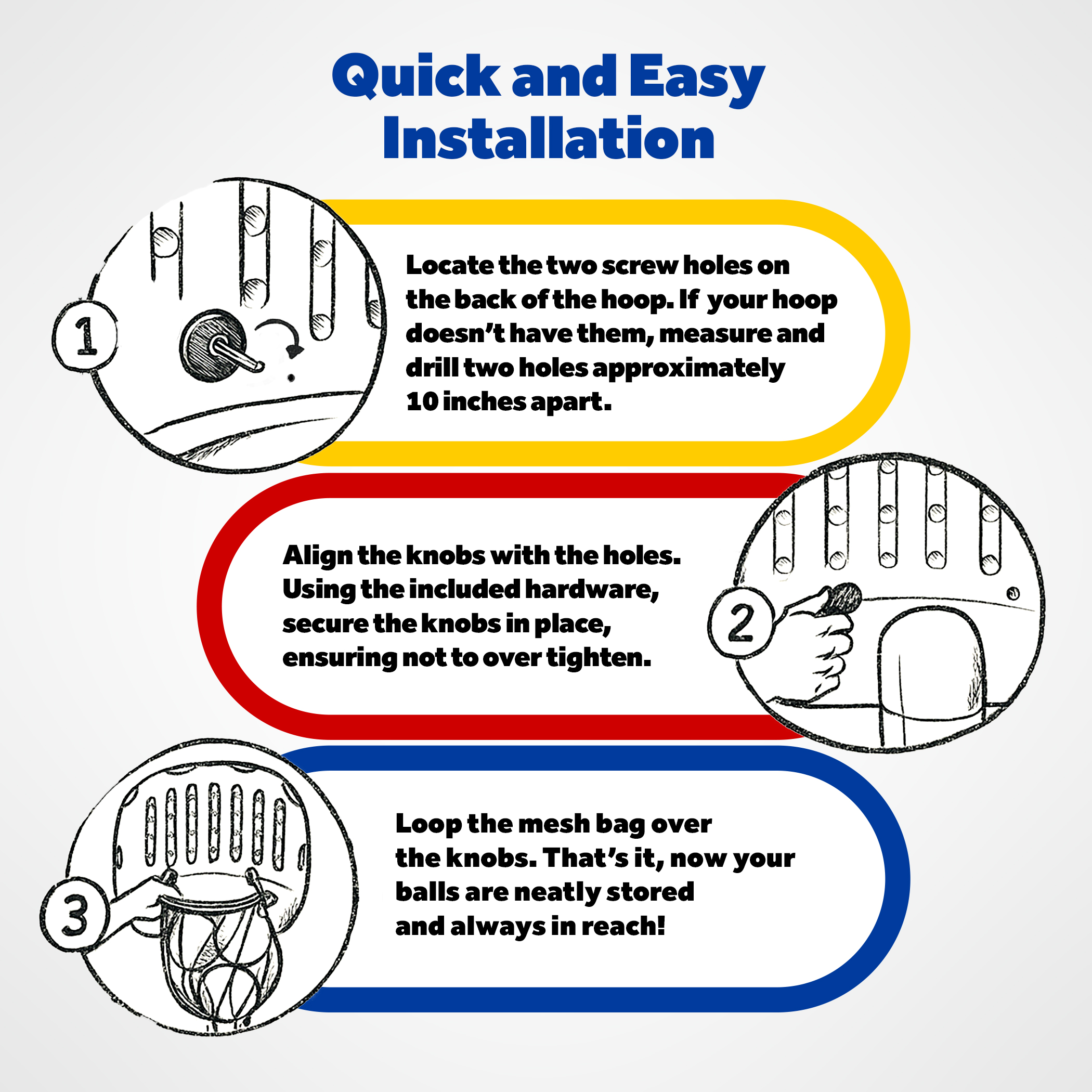Storage Set for Little Tikes Easy ScoreBasketball Hoop + Mini Basketballs Multi Color - Image 10